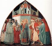 Fra Filippo Lippi The Prato Master,St Stephen Preaching to the Pharisees oil painting on canvas
